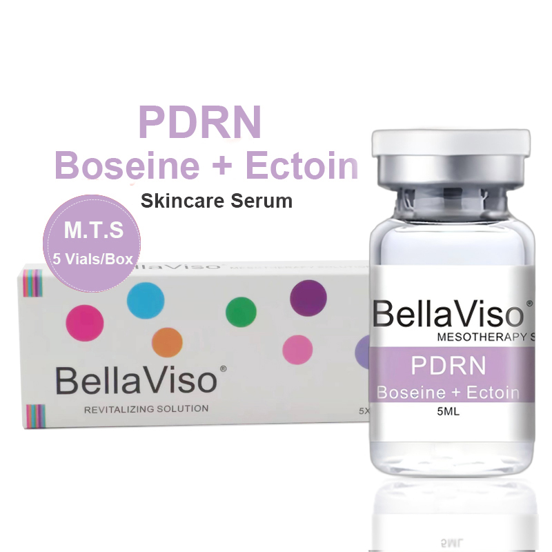 BellaViso Facial Meso Serum PDRN (Boseine + Ectoin) Anti Wrinkle Skin Rejuvenation Collagen Production Mesotherapy Solution 